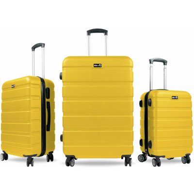 Aga Travel Sada cestovních kufrů MR4650 Oranžová 93, 63, 33 l – Zboží Mobilmania