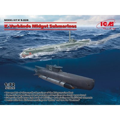 K-Verbände Midget Submarines ICM S.020 1:72