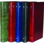 KARTON P+P Kroužkový záznamník A4 Xepter, registr A-Z, kůže lesk červená – Zboží Dáma