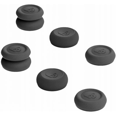 Skull&Co Grips 6-PACK PS4, PS5, Switch Black – Zboží Živě