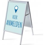 Jansen Display Set reklamního áčka A1, Přihlášení, modrý, německy, 639 x 1094 mm – Hledejceny.cz