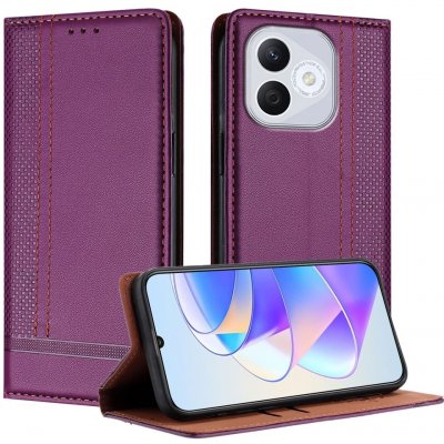 L-Shaped knížkové pouzdro na Honor 400 Lite - fialové – Zboží Živě