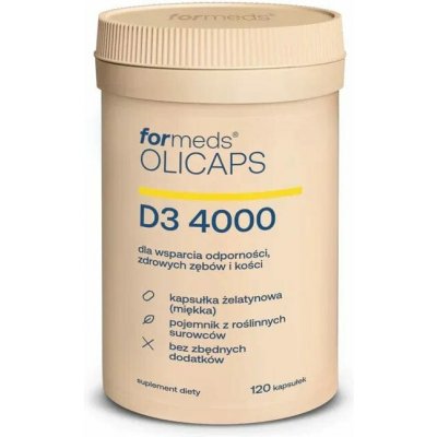 Formeds Olicaps Vitamin D3 4000 IU 120 kapslí – Hledejceny.cz