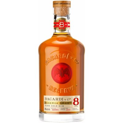 Bacardi Reserva Ocho 8y 40% 1 l (holá láhev) – Hledejceny.cz