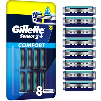 Gillette Sensor3+ Comfort 8 ks – Zbozi.Blesk.cz