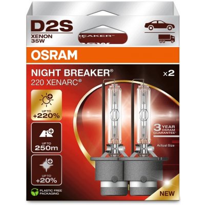OSRAM XENONOVÁ VÝBOJKA XENARC D2S XN2 NIGHT BREAKER LASER +220% 66240XN2-2HB – Hledejceny.cz