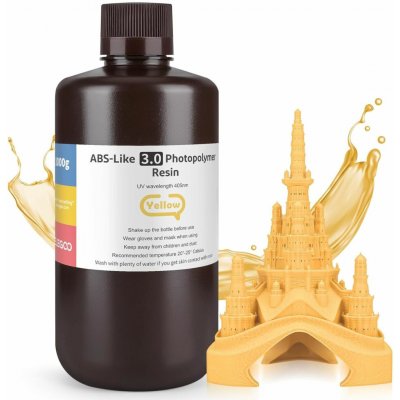 Elegoo ABS-like Resin V3.0 1KG Yellow 50.103.0164 – Zboží Živě