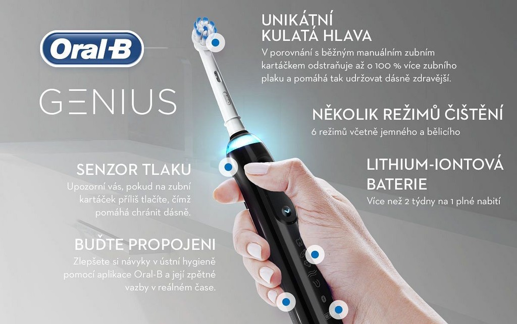 Oral-B Genius 10000N Black od 3 320 Kč - Heureka.cz