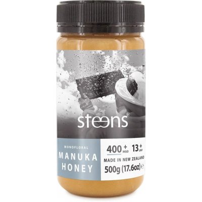 Steens RAW Manuka Honey Manukový med UMF 13+ 400+ MGO 500 g – Hledejceny.cz