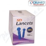 Celimed Jehly lancety do odběrového pera pro Glukometr 100 ks – Zboží Dáma