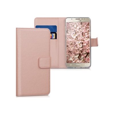 Pouzdro Kwmobile Flipové Samsung Galaxy J5 2016 růžové