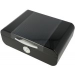 Humidor na doutníky Black/Carbon, 25D, 28x20x9,5cm – Zboží Dáma