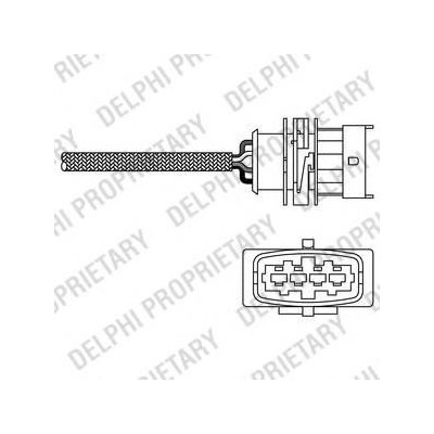 DELPHI Lambda sonda DF ES20292-12B1 | Zboží Auto