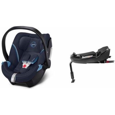 Cybex ATON 5 + základna do auta BASE 2-FIX 2022 Navy Blue – Zboží Mobilmania