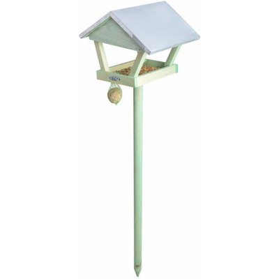 Esschert Design Zapichovací krmítko pro ptáky Terry 113 x 31,5 x 26,5 cm dřevo zelená – Zboží Dáma