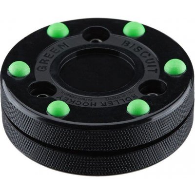 Green Biscuit Inline Puk Roller Hockey