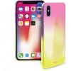 Pouzdro a kryt na mobilní telefon Apple Pouzdro Puro "Hologram" Apple iPhone X oranžová