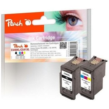 Peach Canon PG-540XL / CL-541XL MultiPack, Black, Color, 23 ml, 22ml
