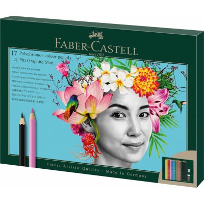 Faber-Castell 210052 kreativní sada Polychromos & Pitt Graphite Matt s příslušenstvím 23 ks – Hledejceny.cz
