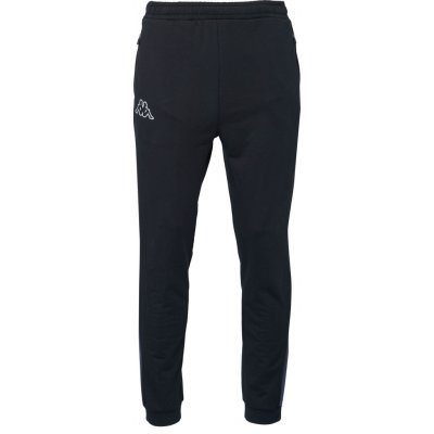 Kappa LOGO ITRAK tepláky černá/šedá – Zboží Mobilmania