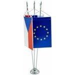 Stojánek kovový stříbrný 40 cm - Trojramenný - zavěšení – Hledejceny.cz