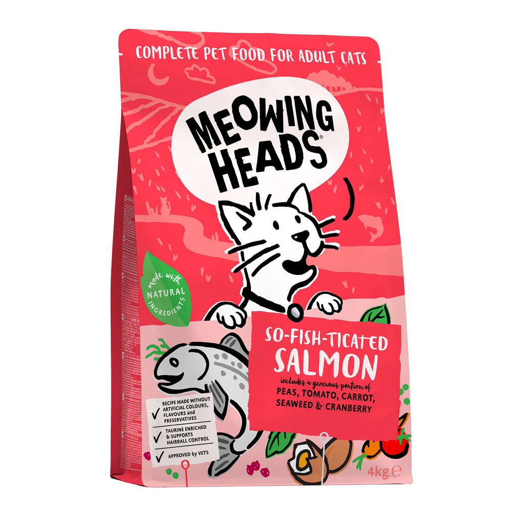 Meowing Heads So fish tiCated Salmon 4 kg