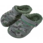 Kroksy dámské zateplené zelené maskáčové – Zboží Dáma