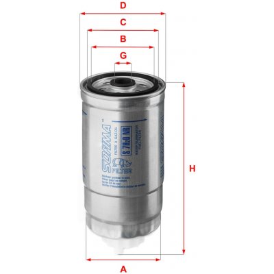 Palivovy filtr SOFIMA S 7H2O NR – Zbozi.Blesk.cz