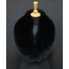 Šála Špongr kožešinový límec z barvené polární lišky L221 černý