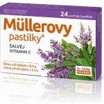 Dr. Müller Müllerovy pastilky se šalvějí a vitaminem C 12 pastilek – Hledejceny.cz