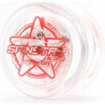 Yoyofactory yoyo Spinstar LED svítící Červená – Zboží Dáma