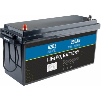 A2D2 LiFePO4 12,8V 200Ah LFA2-12V200C10-M8B3 – Zboží Živě