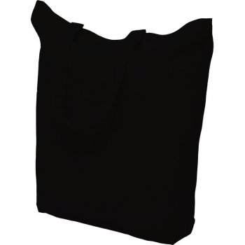 Bavlněná nákupní taška černá 390x410mm