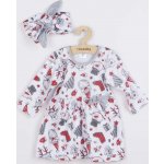 New Baby Kojenecké bavlněné šatičky s čelenkou Christmas – Zboží Dáma