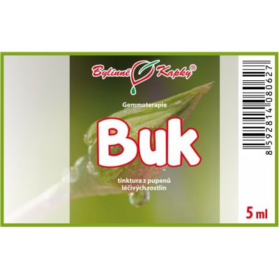 Bylinné kapky Gemmoterapie Buk pupeny tinktura z pupenů 5 ml – Hledejceny.cz