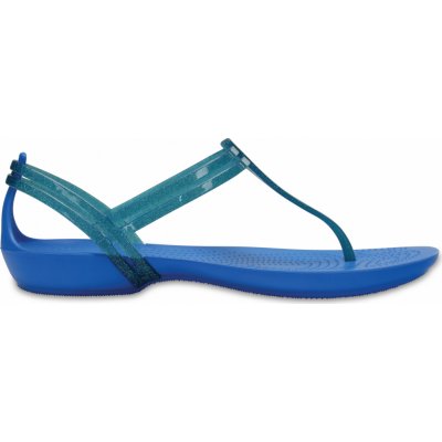 Crocs Isabella T strap blue