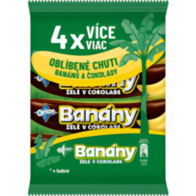 Orion Banány v čokoládě 4x45g – Zboží Dáma