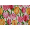 Mujkoberec.cz Kokos barevná tulipány 40x60 cm Růžová
