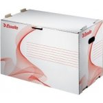 Esselte Archivační krabice na pořadače - stohovatelná, 52,5 x 33,8 x 30,6 cm, bílá – Zboží Živě