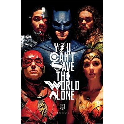 Plakát - Justice League (You Can't Save the World Alone)