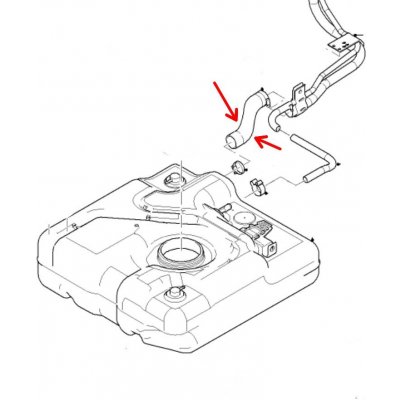 Hadice palivové nádrže Ford Transit Connect | Zboží Auto