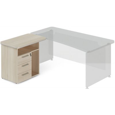 Lenza TopOffice 90 x 55 cm levý akát světlý – Hledejceny.cz