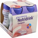 NUTRIDRINK COMPACT S PŘÍCHUTÍ JAHODOVOU POR SOL 4X125ML – Hledejceny.cz