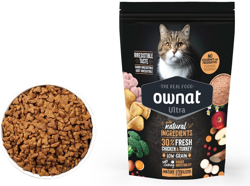 OWNAT ULTRA CAT Mature Sterilized 0,4 kg