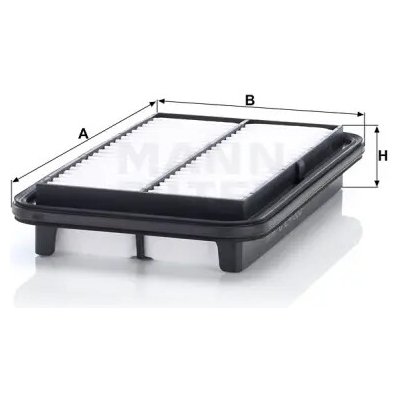 MANN FILTER Vzduchový filtr C 24 003 – Hledejceny.cz
