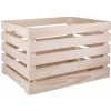 Úložný box ČistéDřevo Dřevěná bedýnka 52 x 33 x 32 cm