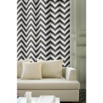 Závěs dekorační, OXY Zig Zag, tmavě šedý, 150 cm 150 cm – Hledejceny.cz