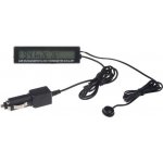 Digitální vnitřní/venkovní teploměr, hodiny a voltmetr - 35936 – Hledejceny.cz