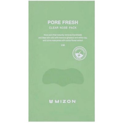 Mizon Pore Fresh Clear Nose Pack čistící náplast na nos s marockým jílem 2 g – Zboží Dáma