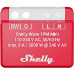 Shelly Wave 1PM Mini LR spínací modul s měřením spotřeby 1x 8A (Z-Wave Long Range) SHELLY-WAVE-1PM-Mini-LR – Zboží Mobilmania